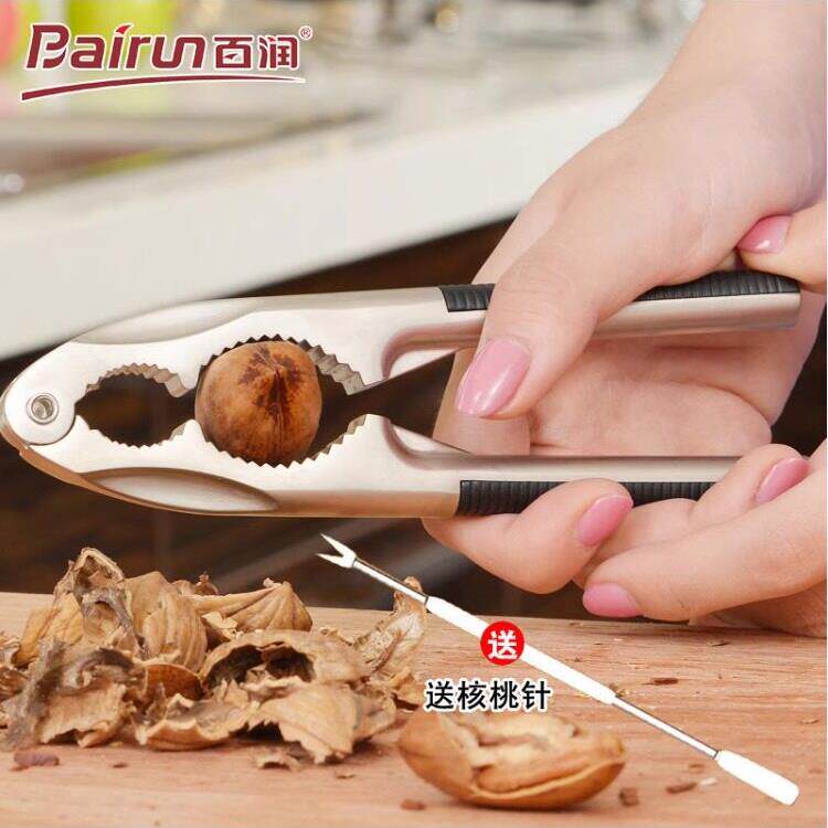 2026新款德国板栗开口器不锈钢夹子家用坚果开壳器山核桃夹子剥去