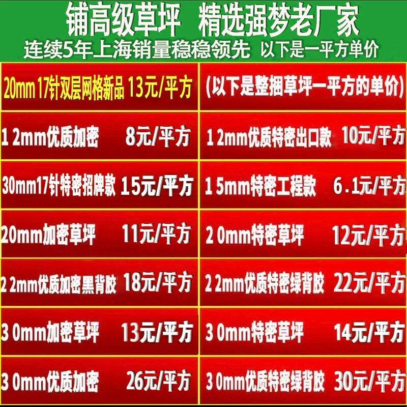 上海强梦仿真草坪地毯户外假屋顶楼顶隔热人工幼儿园塑料人造草皮