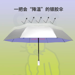 知伞全自动遮阳伞银胶防晒防紫外线太阳伞便携五折叠晴雨伞两用女