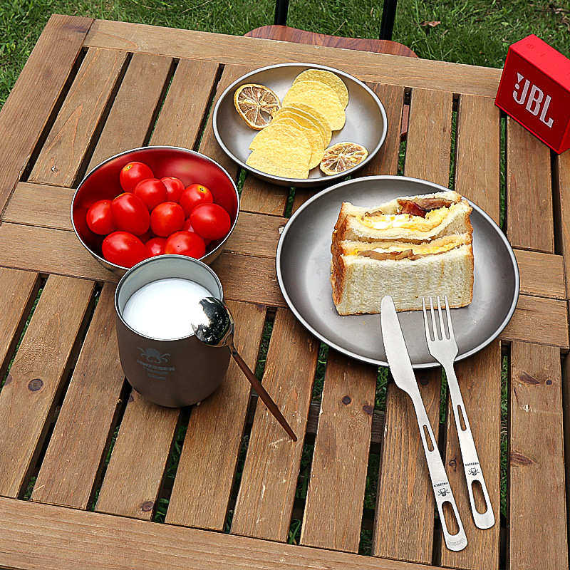 赫兹本纯钛碟子户外便携露营圆菜碟平底浅盘子餐具盛菜家用日常,户外/登山/野营/旅行用品,野餐餐具,淘宝优惠券,粉丝福利购,淘宝优惠卷