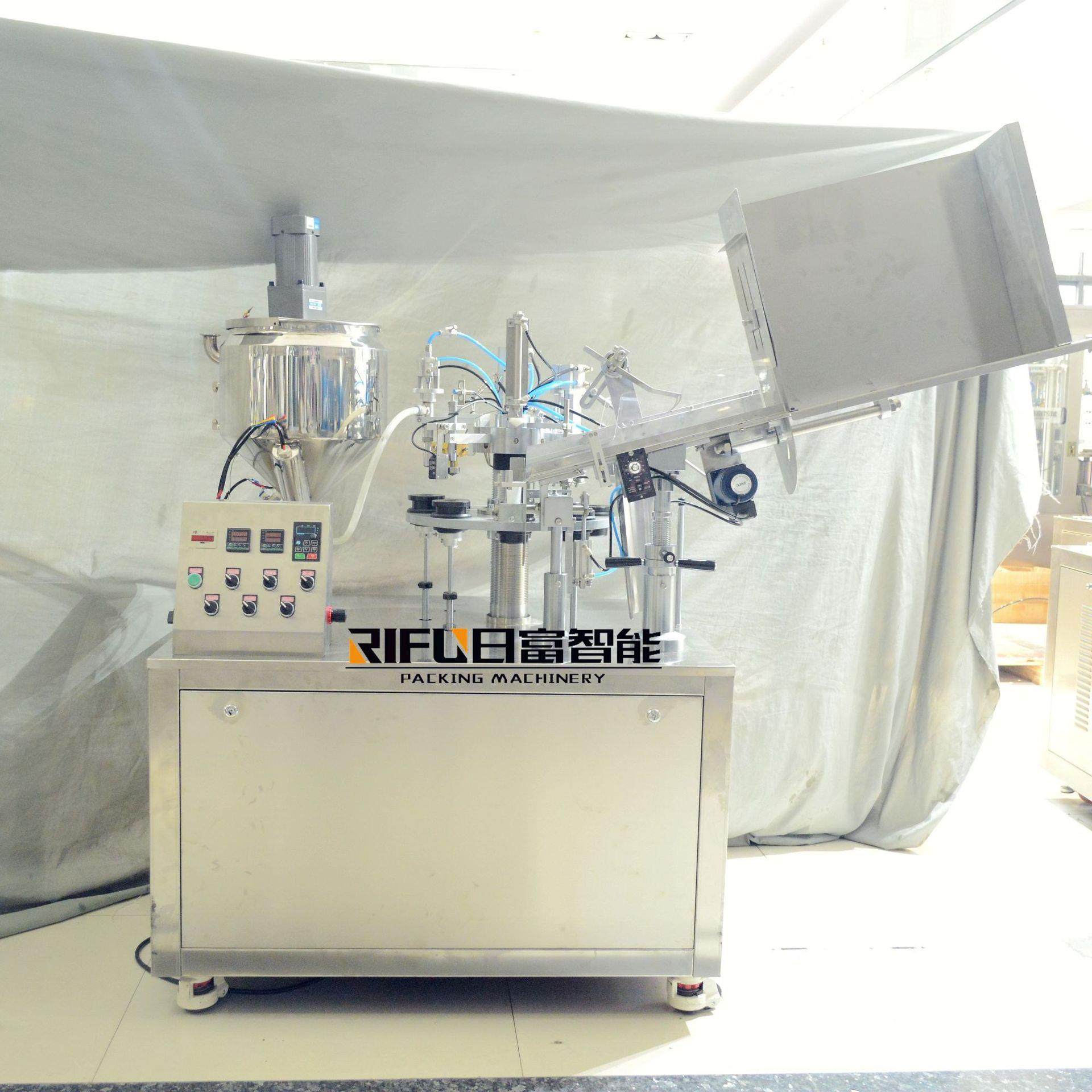 凡士林药膏自动灌装封尾机 水乳膏霜软管灌装封尾设备