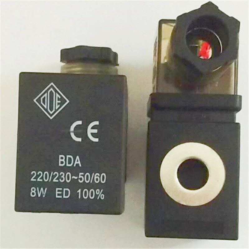 电磁阀线圈BDA 220v/230v 14.5VA/8W 下孔13上孔10 高39MM AC220V