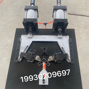 金刚网纱窗气动组角机平开窗铝合金门窗加工设备小型液压撞角机