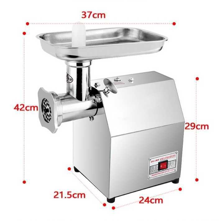 WG-12A多功能台式电动不锈钢商用绞肉机切肉机碎肉机