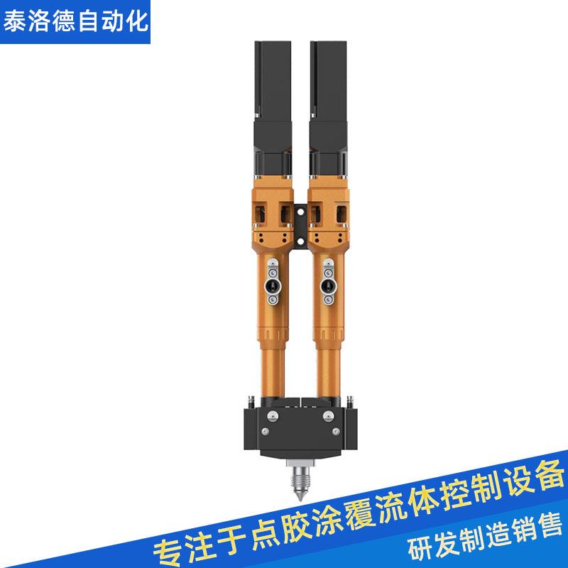 大流量双液精密螺杆阀转子点胶控制器设备双组分定量ab螺杆点胶阀