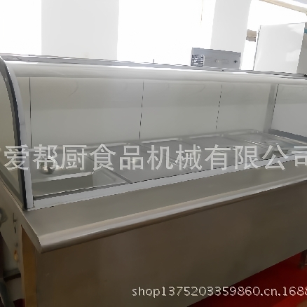 不锈钢简易五格保温售饭台餐厅厨房设备保温设备售饭台餐厅设备