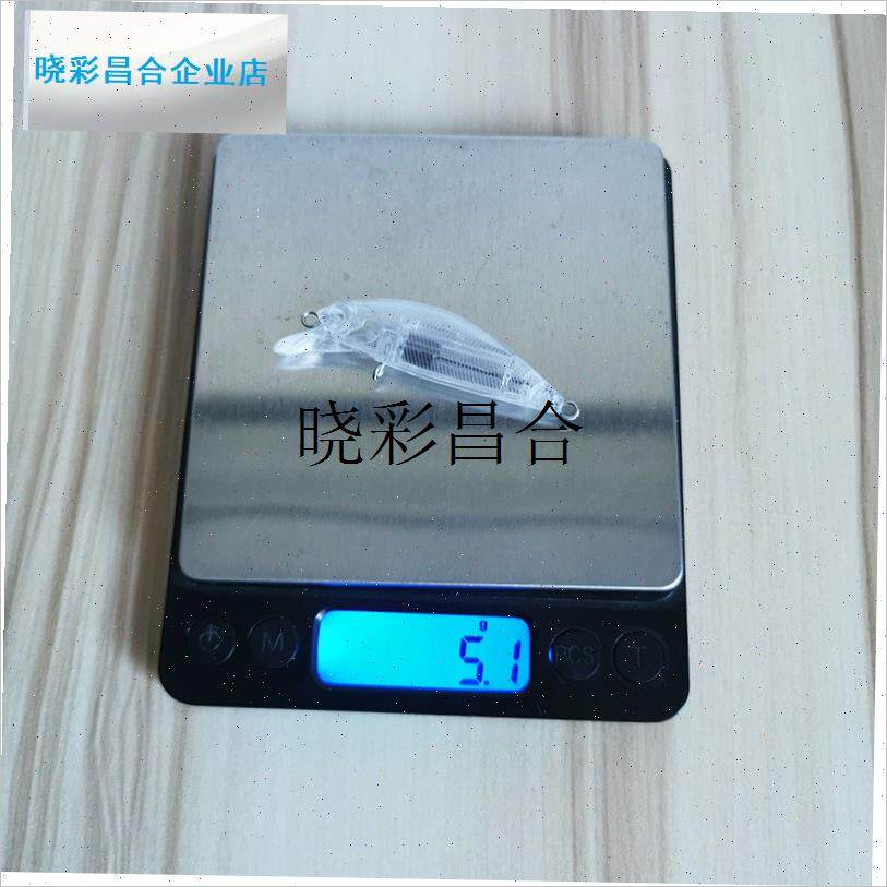 5g/6cmn迷你小刀微物沉水米诺钨钢死飞系无涂装空白毛坯假l