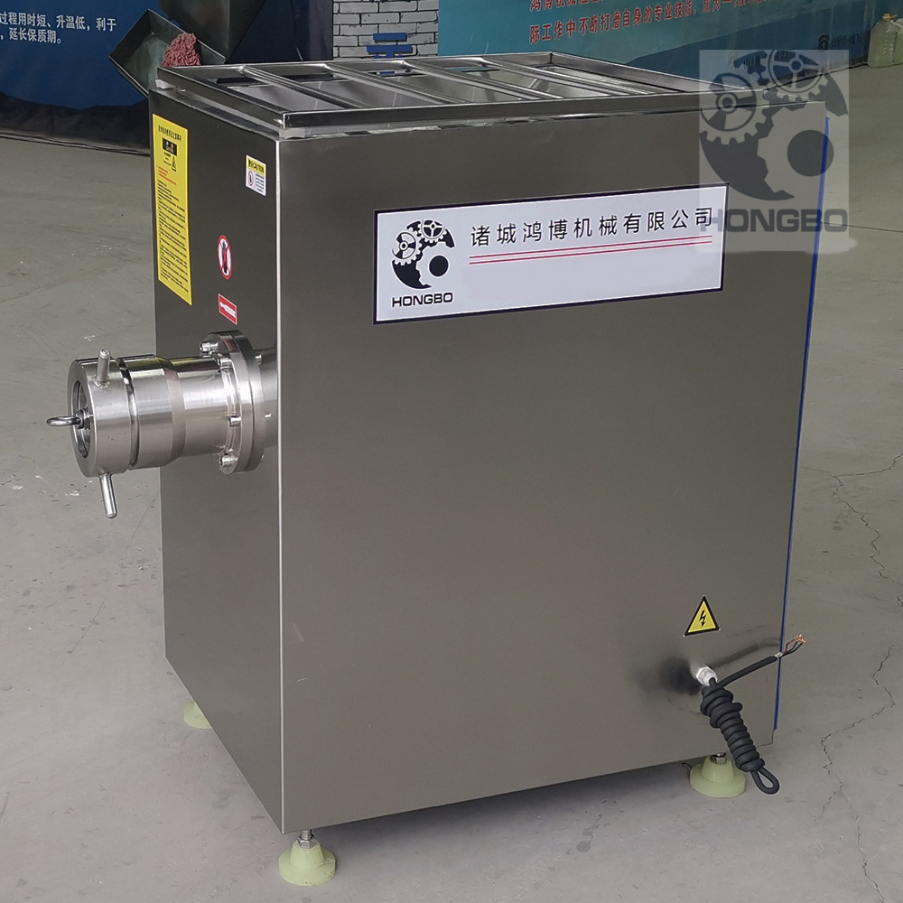 大型绞肉机加强型 鸭肝粉碎设备 大鱼绞切机