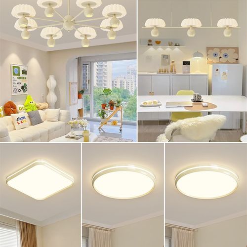 法式奶油风吊灯客厅轻奢主灯大气2024新款餐厅卧室全屋套餐中山灯