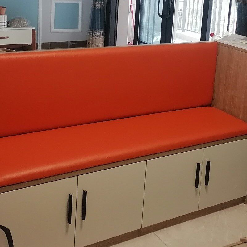 定做卡座沙发换鞋凳软包垫皮革垫餐厅坐垫软包垫高密度海棉沙发垫