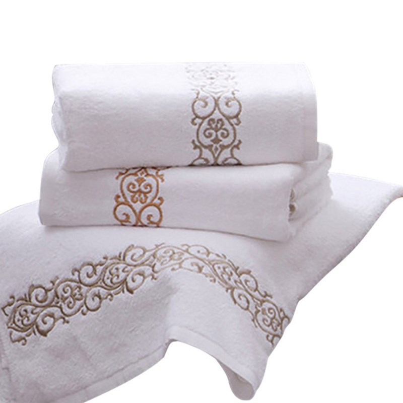 轻奢样板房酒店纯棉毛巾方巾浴巾套装简约卫生间浴室软装饰品摆件