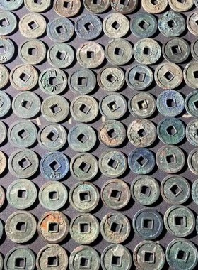 真品汉代五铢钱唐代开元通宝宋代铜钱保真包老收藏钥匙扣三枚