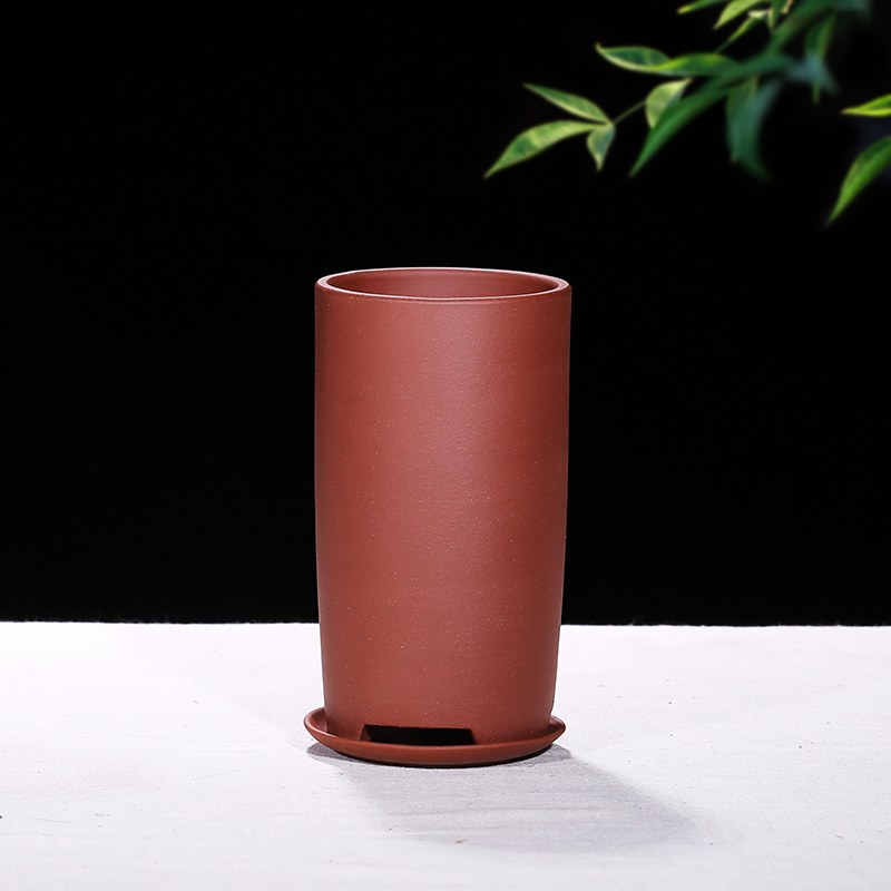 宜兴紫砂花盆多肉兰花悬崖盆景花盆松柏黄杨文竹榕树盆栽盆景花盆