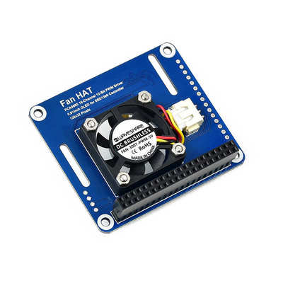 微雪 树莓派4b散热 模块 风扇扩展板  PCA9685控制器 PWM智能调温