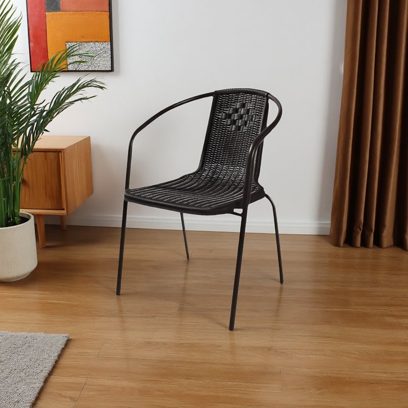 仿藤椅单人休闲靠背椅家用庭院办公椅餐椅阳台围椅奶茶店可堆叠椅,住宅家具,餐椅,淘宝优惠券,粉丝福利购,淘宝优惠卷