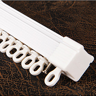 有恩窗帘 双层铝合金窗帘轨道直轨窗帘罗马滑道纳米滑轨单双导轨