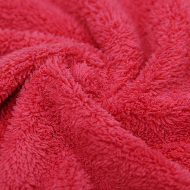 珊瑚绒亲肤小毛巾四方巾纯棉吸水幼儿园自带挂绳柔软儿童擦手巾