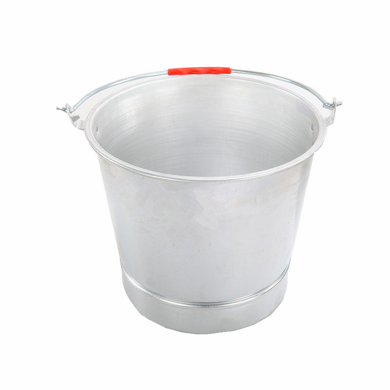 加厚铝提桶 老式铝水桶 铝桶圆桶带盖家用手提桶大容量铝制提水桶