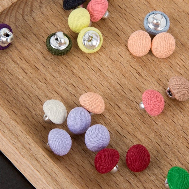 高档雪纺布包扣 男女西服风衣彩色雪纺裙子衬衫 包布纽扣 蘑菇扣,居家布艺,纽扣,淘宝优惠券,粉丝福利购,淘宝优惠卷