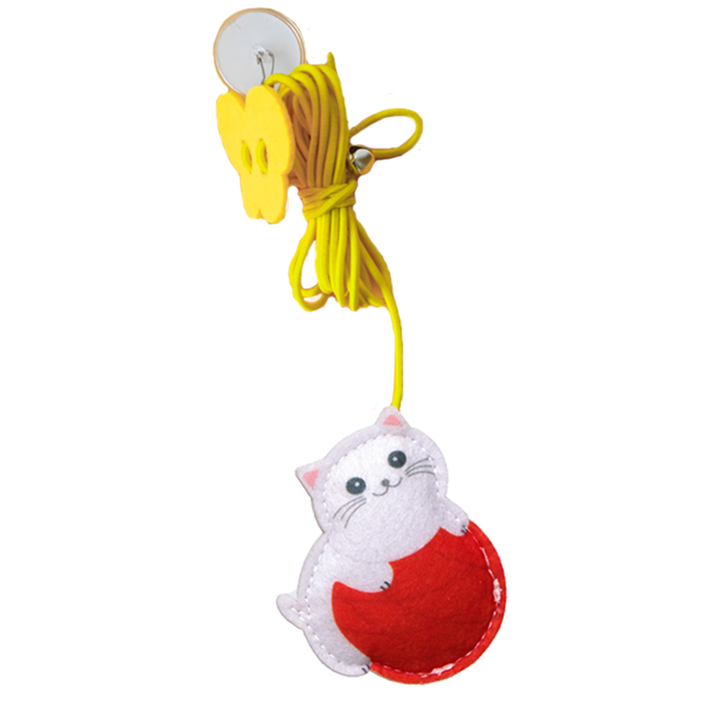 猫咪荡秋千挂门玩具自嗨解闷神器网红逗猫棒毛毛虫羽毛小幼猫用品