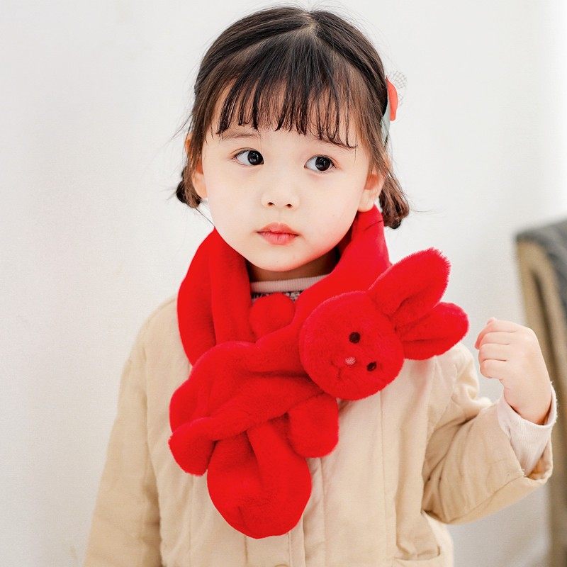 秋冬天儿童围巾宝宝小孩毛绒保暖加绒加厚可爱套头围脖套毛绒兔子,童装/婴儿装/亲子装,围巾,淘宝优惠券,粉丝福利购,淘宝优惠卷