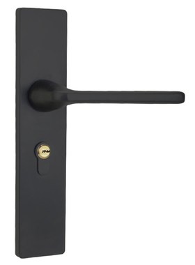 单舌门锁卧室静音室内木门锁体黑色房间房内家用简约房间双舍门锁