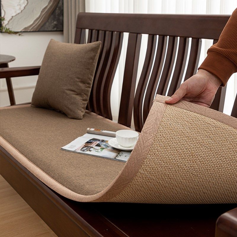 实木沙发垫简约加厚四季沙发坐垫老式中式沙发坐垫长条凳茶道椅垫