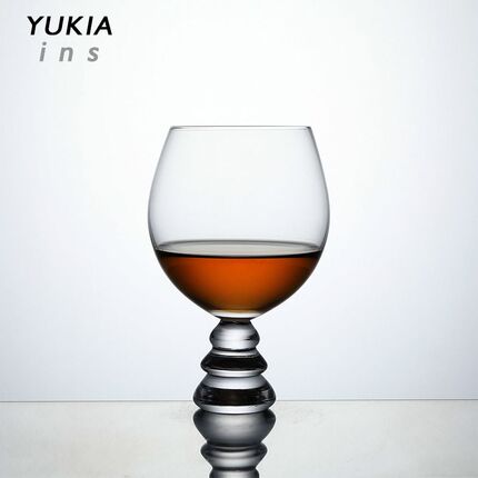 柳如烟杯 西子湖头水拍天中古vintage复古高脚杯子红酒杯啤酒杯