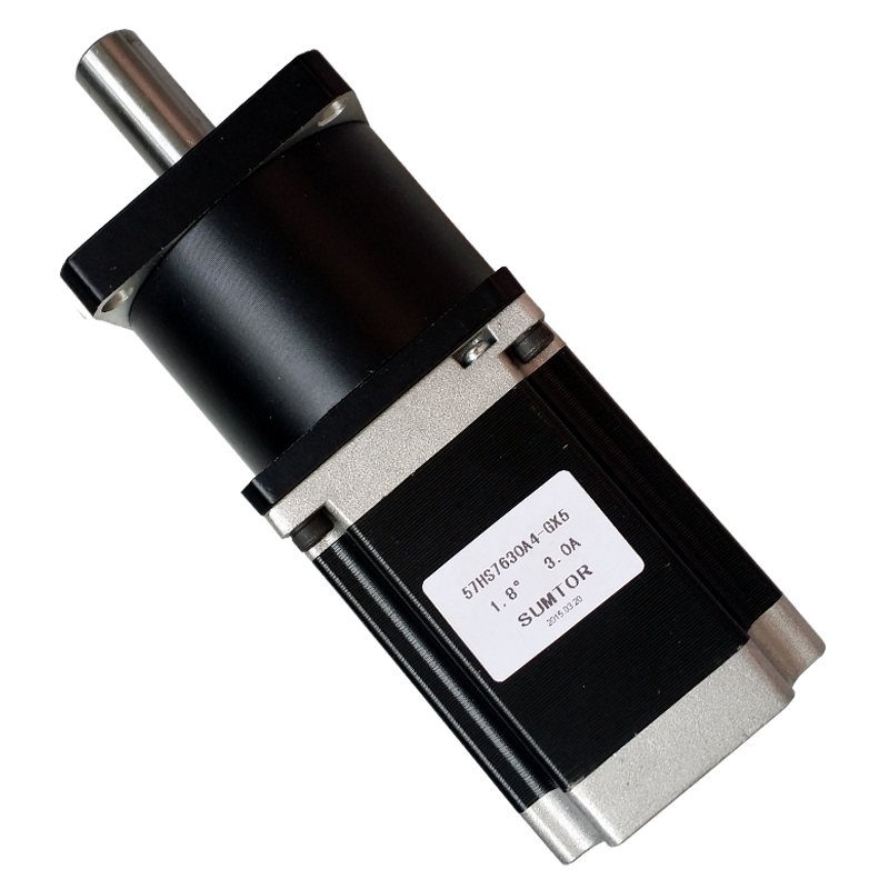 三拓57减速步进电机7630速比1:5大力矩112mm高精度1:10行星减速机