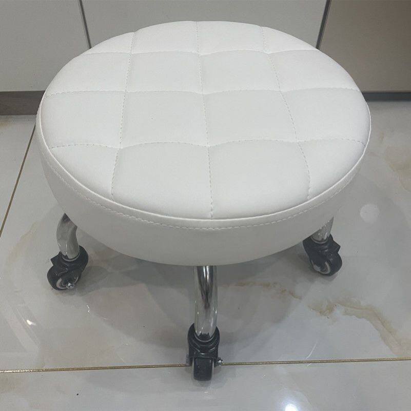 家用带轮擦地小椅子滑轮美甲美缝成人矮凳板凳儿童宝宝学步凳脚凳