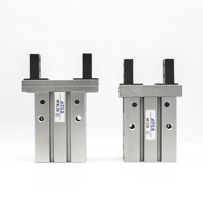 气动手指a气缸夹加长导轨HFTKL/HFKL10/16/20/25B/N/F平缸夹爪