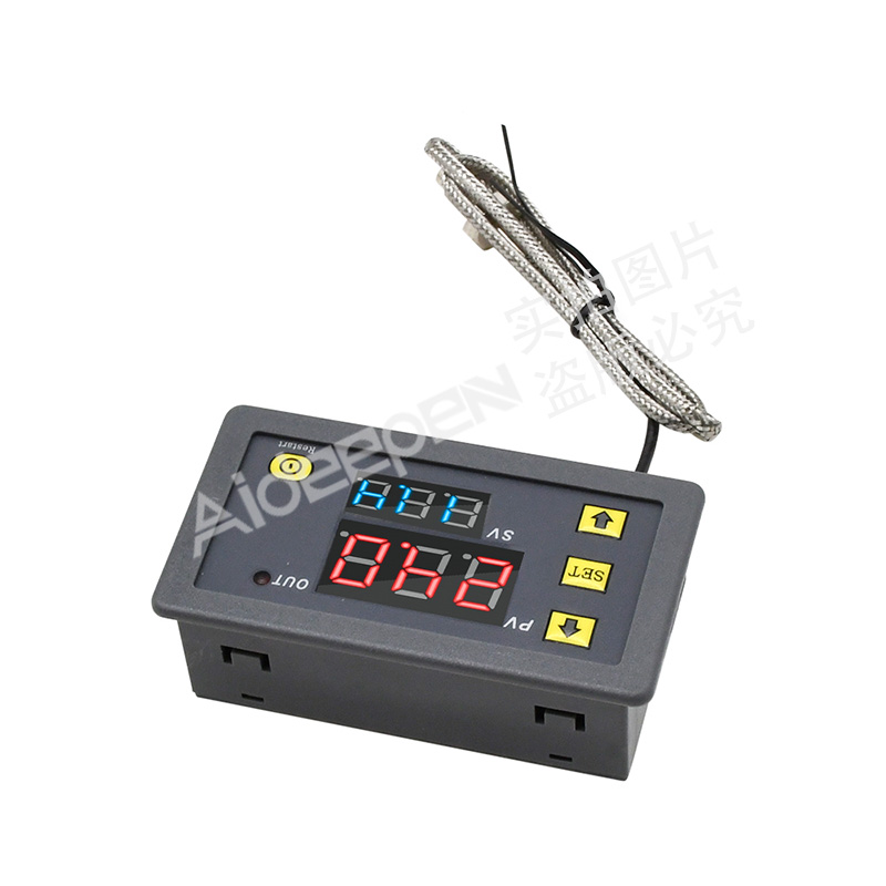 DC5V12V24VAC220V K型热电偶数字温控器  -60C~ 500C温度开关