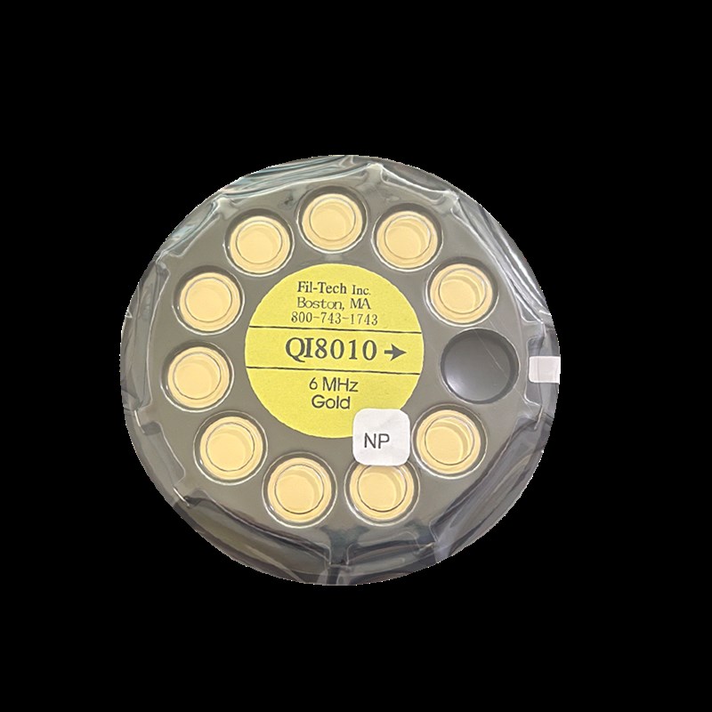金电极晶振片 6MHZ 膜厚仪专用 晶控 探头 石英 晶振片 频率 元件