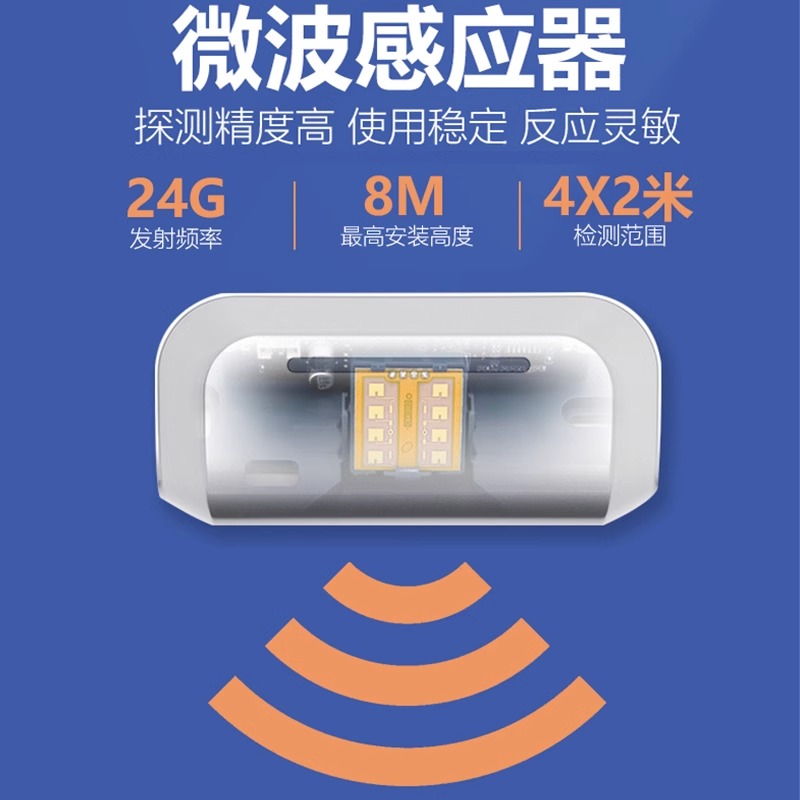 PVC快速卷帘门雷达自动门监视器感应器微波雷达快速门雷达感应开