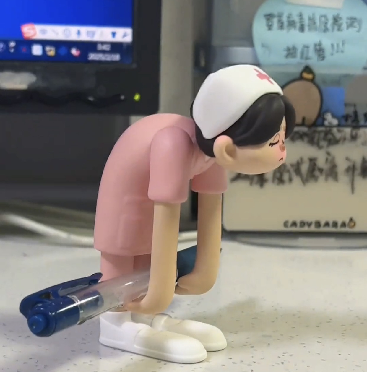 医mo医疗行业首套盲盒手办医mo医学打工人潮玩礼物医学人护士医生