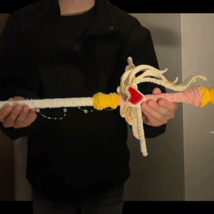 新款精美创意魔法棒玩具真爱降临魔法剑扭扭棒手工diy材料包甜美