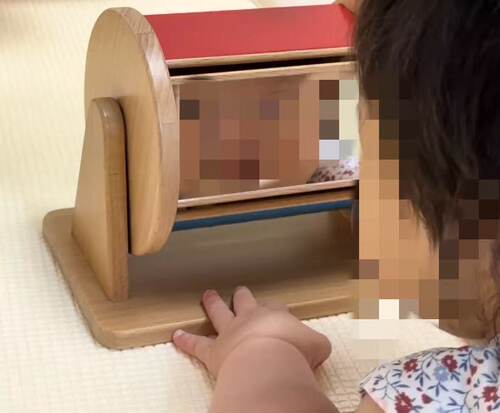 早教益智婴儿玩具0到6个月纺织鼓儿童音乐榉木制盒子