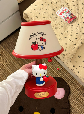 氛围感床头睡眠柔光送女朋友礼物HelloKitty台灯卧室氛围小夜灯猫