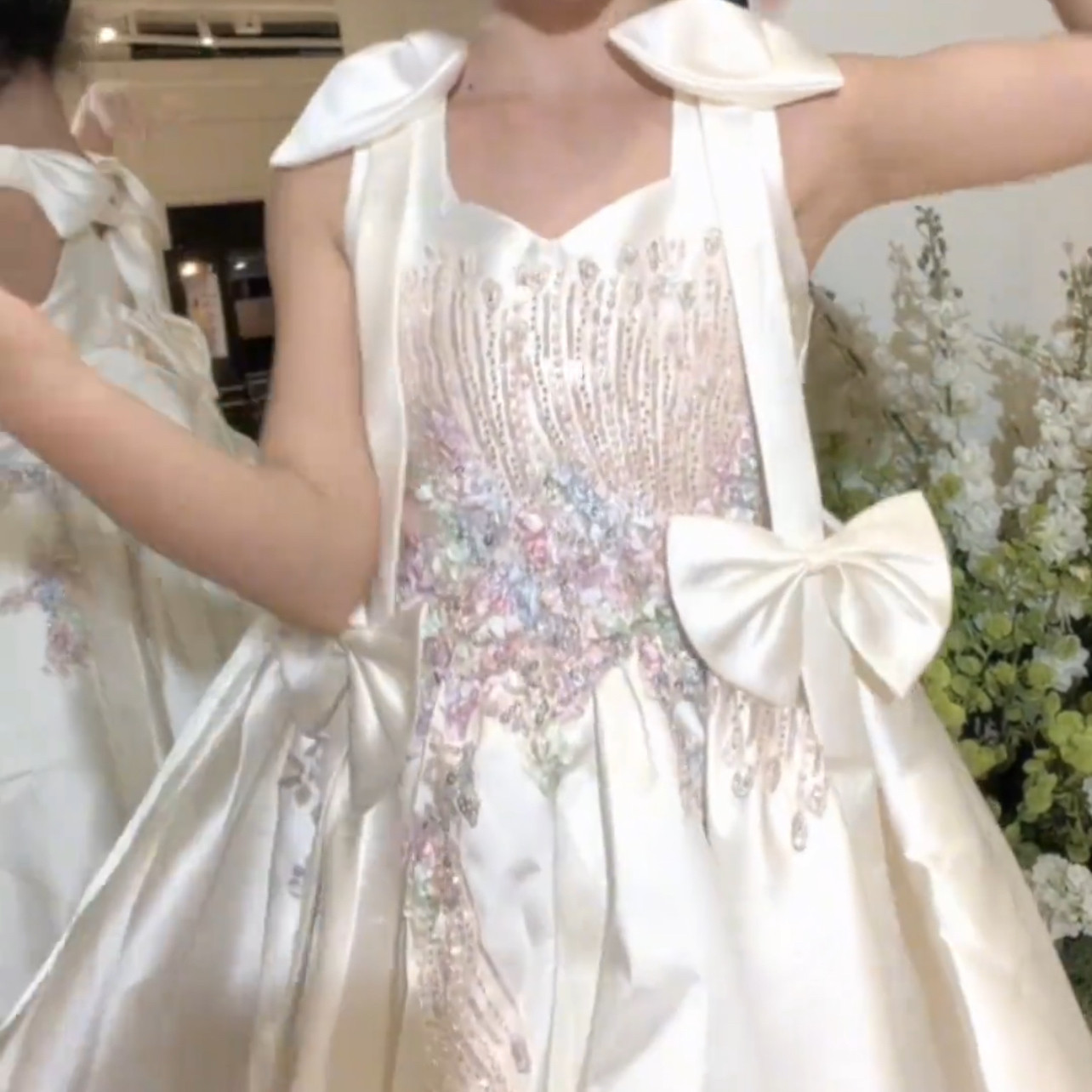 气质百搭连衣裙儿童毕业演出表演服装女童礼服花童婚礼蓬蓬公主裙