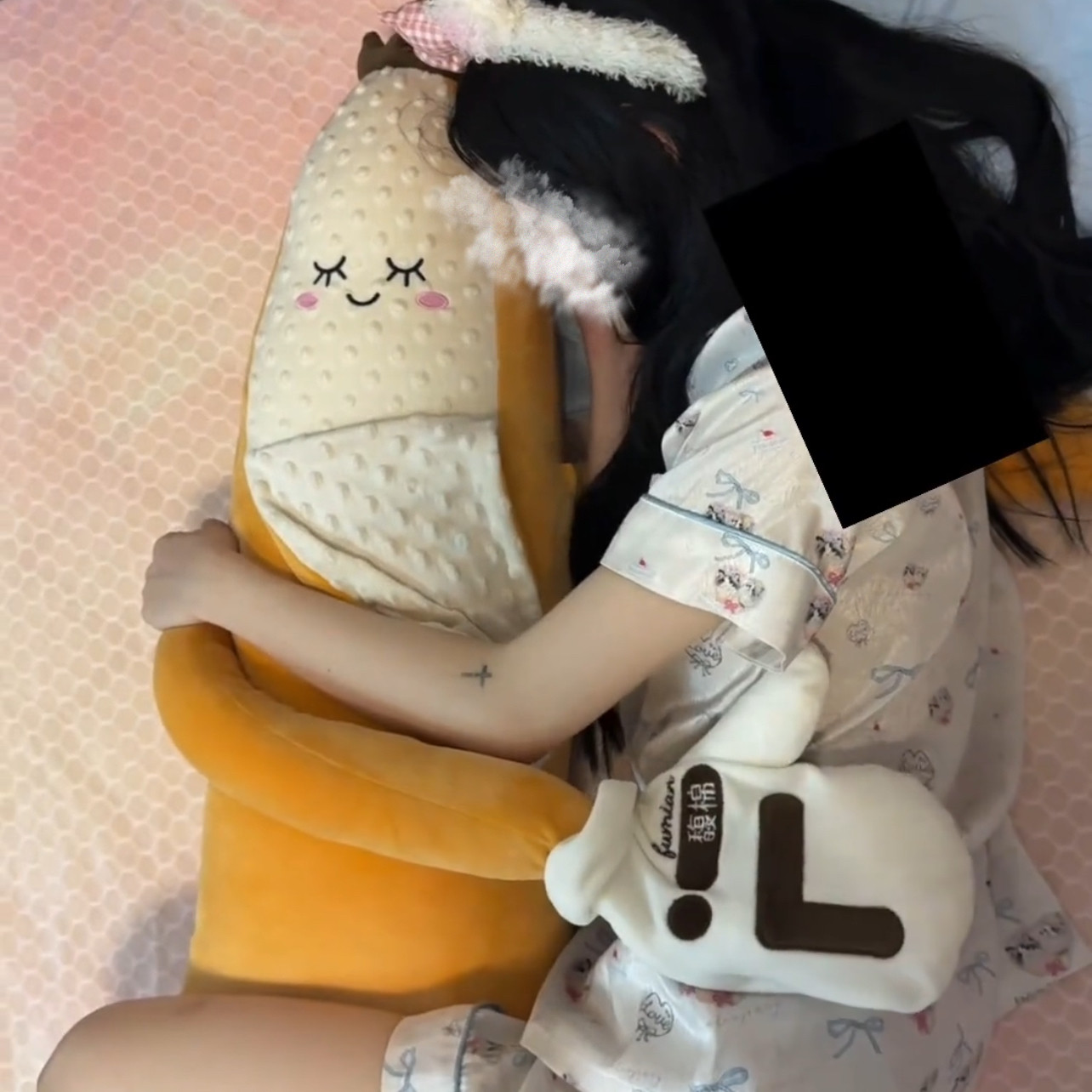 哄睡加大款侧睡哄睡神器抱枕睡觉夹腿抱枕香蕉可爱新款2025