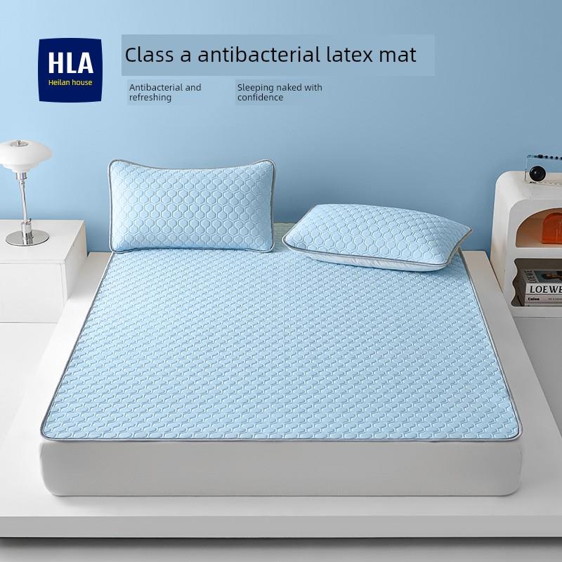 海澜之家夏季冰丝乳胶软垫三件套床单学生宿舍单、双空调软垫