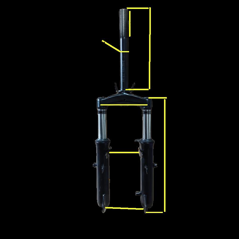 新国标电动车前叉减震新款小蜜豆粗管避震器原厂配套一体通用三星
