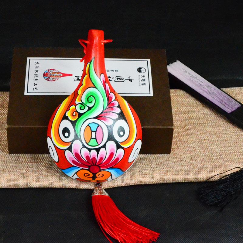 纯手工绘画京剧社火马勺脸谱面具装饰挂件中国风小礼品民俗特色