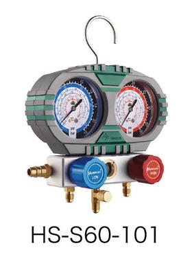 鸿森HS-536C/G空调加氟表组S60-101/102冷媒雪种压力双表R22/410A