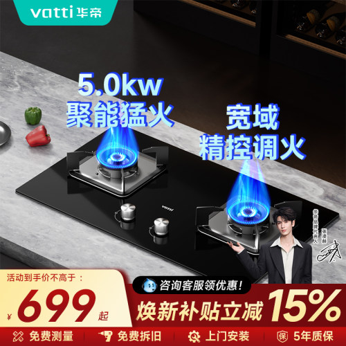 双灶家用嵌入灶台炉灶