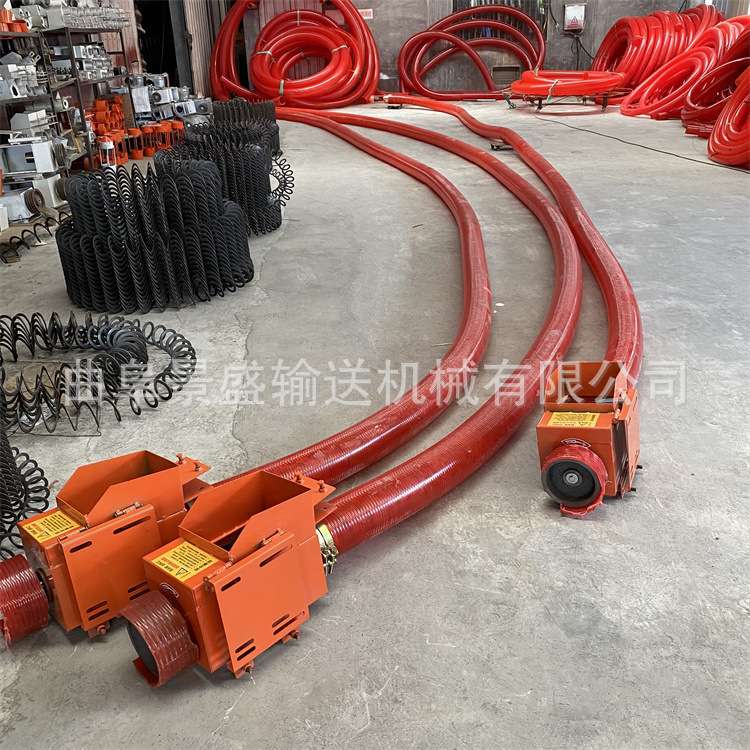 螺旋小型家用吸粮机 工业版单驱软管吸粮机 大管径移动式吸沙机