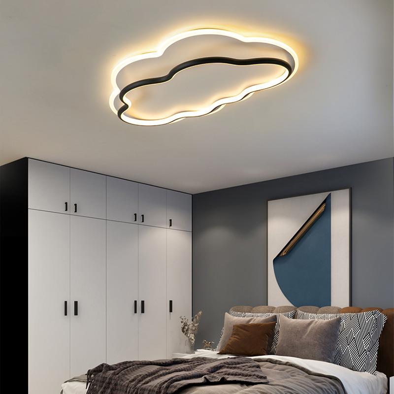 卧室灯简约现代led吸顶灯大气家用极简书房主卧创意云朵吸顶灯具