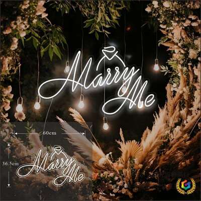 ⇙求婚连体marryme灯牌亚克力字姓名字母灯婚庆霓虹灯婚礼道具