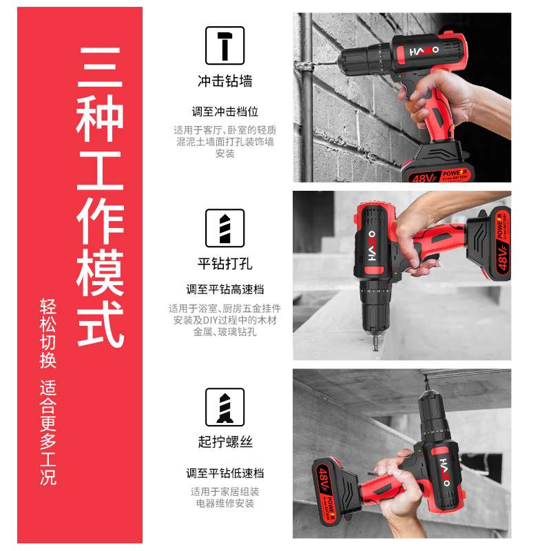 工具箱家用套装电钻电动五金电工木工专用维修多功能组合工具大全