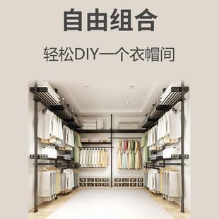 卧室乾胥衣帽间阳台落地伸缩挂衣杆宿舍晾家用简易衣帽杆小用 新款
